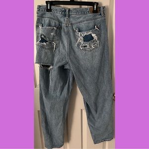 American Eagle size 10 boyfriend jeans.